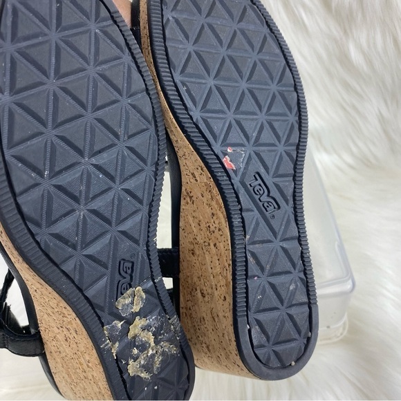 TEVA ARRABELLE WEDGE SANDALS VELCRO STRAPS SIZE 8 WOMAN - Picture 11 of 12